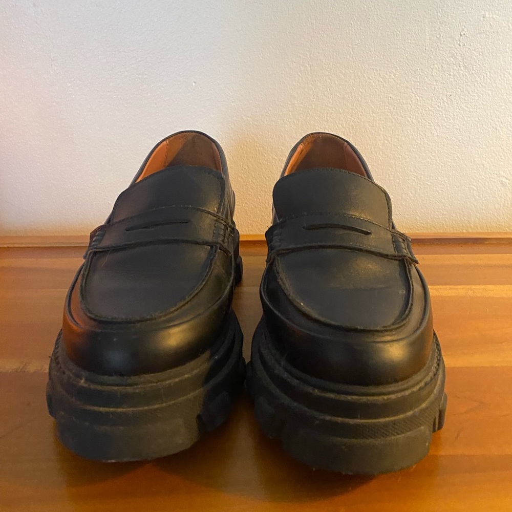 Ganni Platform Loafers size 9